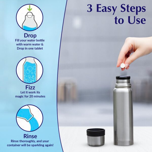 Baby- Brezza Detergent Soap Tablets alternative - dual use for baby bottles and Machine use - Less chemicals than official product - Image 4